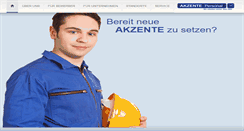 Desktop Screenshot of akzente-personal.at
